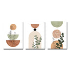 Modern Boho Abstract Shape Plant Poster 