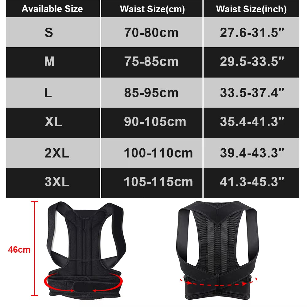 Back Posture Corrector for Women and Men