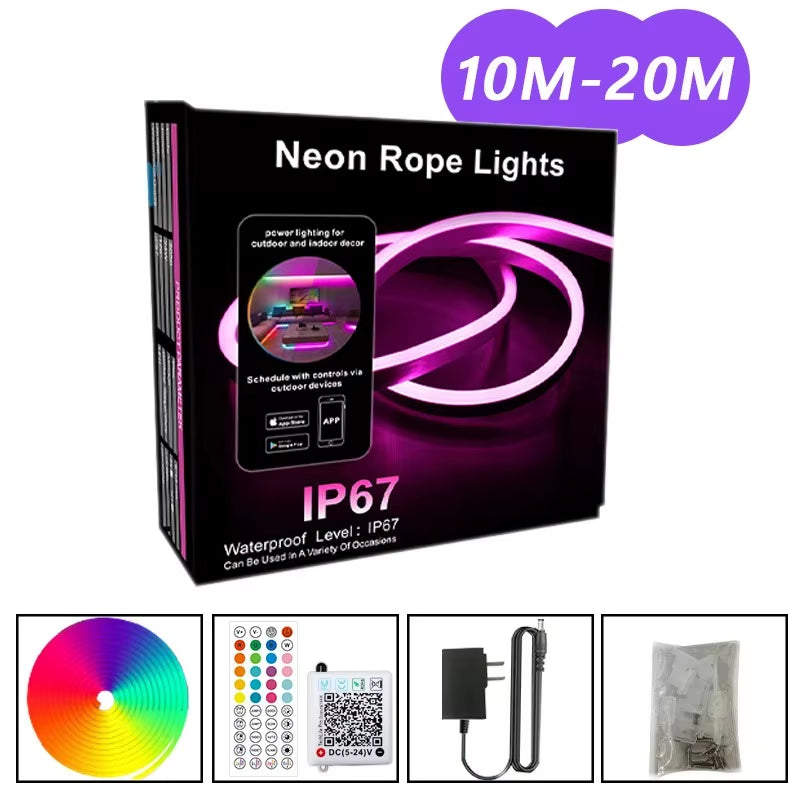 RGB LED Neon Flexible Light Strip 