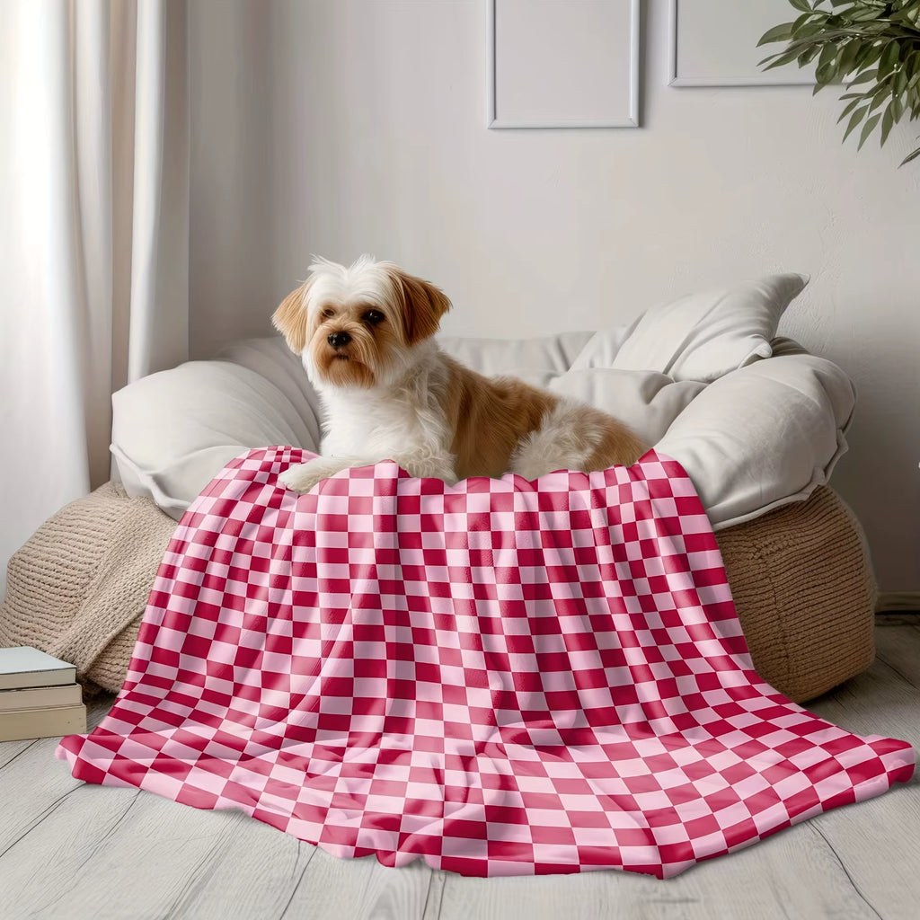 Soft & Durable Checkered Flannel Blanket 
