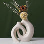 European Ceramic Vase Set 