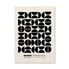 Abstract Bauhaus Geometric Poster