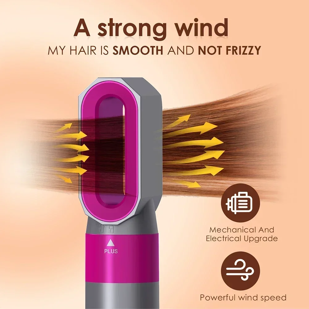 5 in 1 Hairdryer Multi-Function Hair Straightener Curling Iron Curling Iron with Brush Hot Air Comb Styling Set Styling Tools