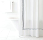 Clean Design Home® Savoy Embroidery Shower Curtain
