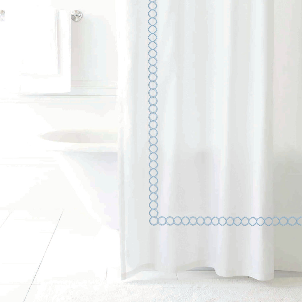 Clean Design Home® Savoy Embroidery Shower Curtain
