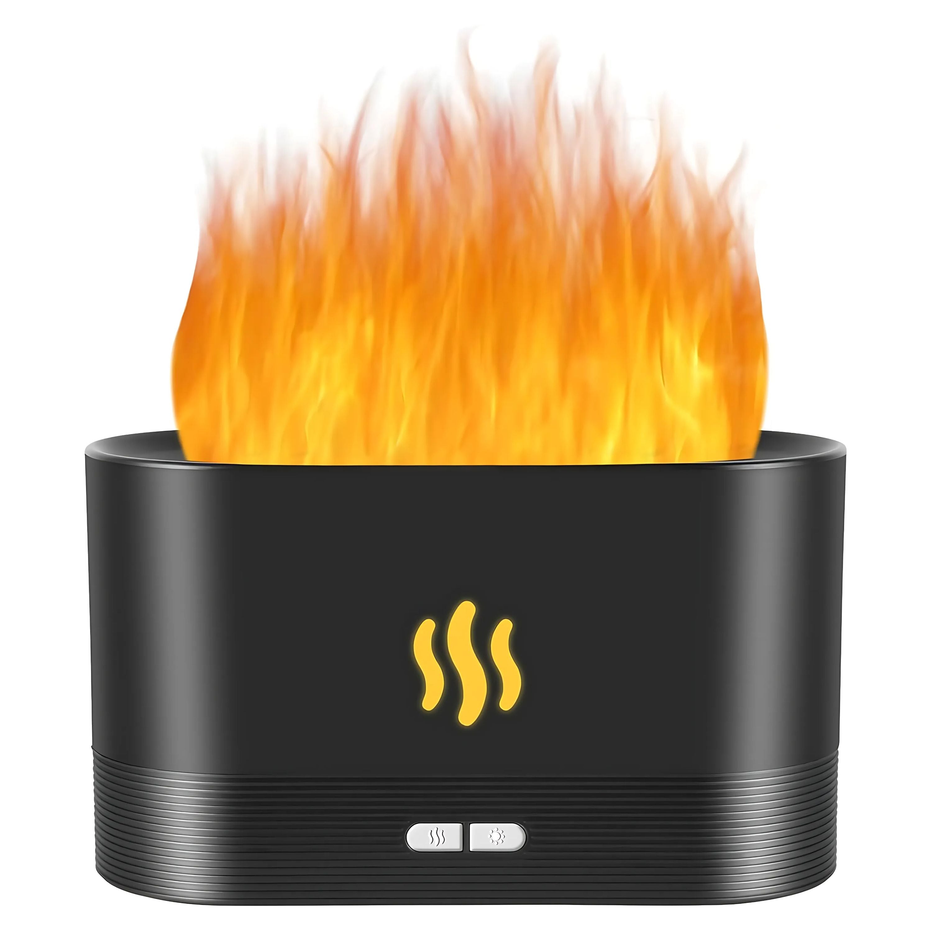 USB Essential Oil Diffuser, Ultrasonic Flame Humidifier