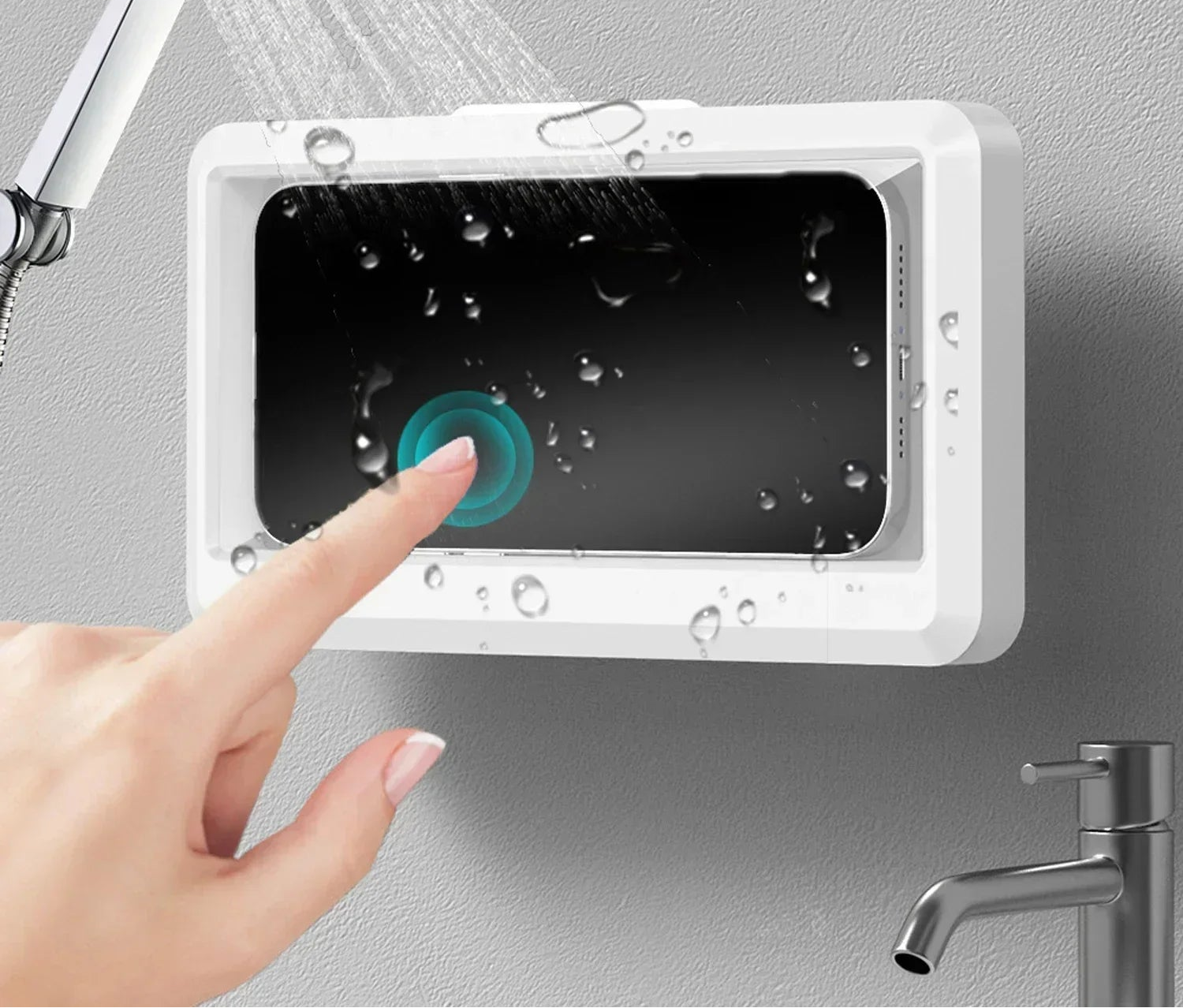 No Punch Shower Phone Case 