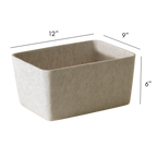 The Sculpted Bin - Wide with Lid