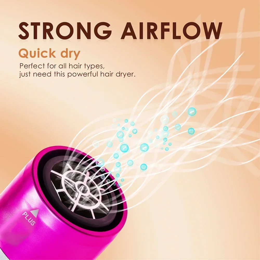 5 in 1 Hairdryer Multi-Function Hair Straightener Curling Iron Curling Iron with Brush Hot Air Comb Styling Set Styling Tools