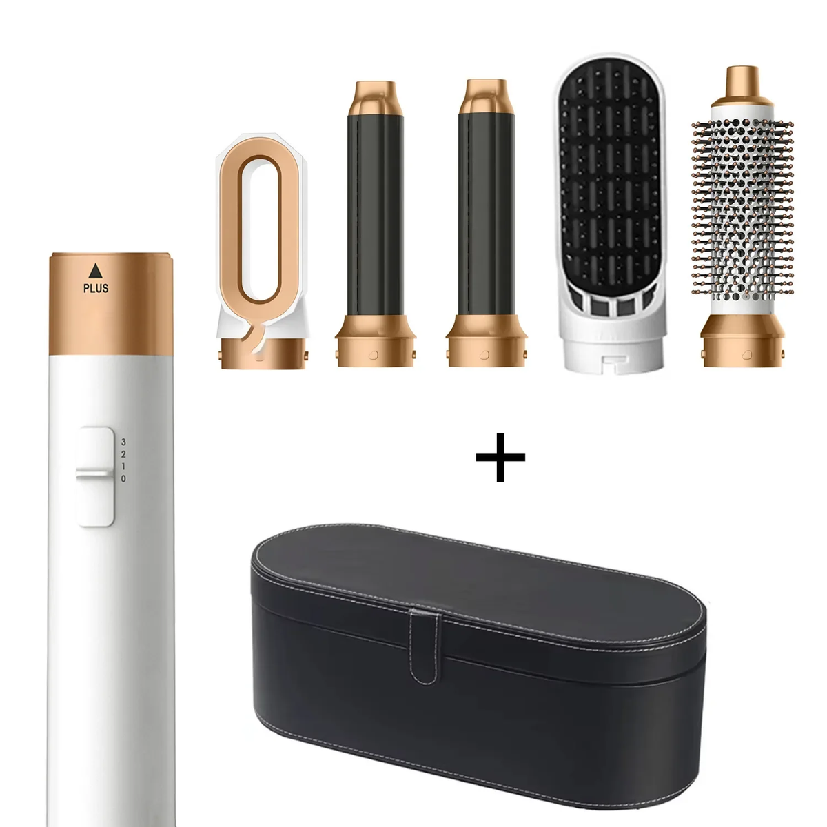 5 in 1 Hairdryer Multi-Function Hair Straightener Curling Iron Curling Iron with Brush Hot Air Comb Styling Set Styling Tools