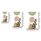 Modern Boho Abstract Shape Plant Poster 